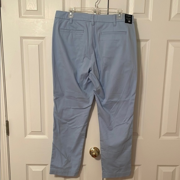 Jay Crew High Rise Girlfriend Chino Pants with Relaxed Fit and Straight Leg 12 - Picture 2 of 13